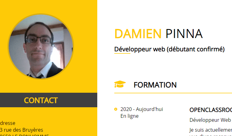 image de couverture du site mon cv