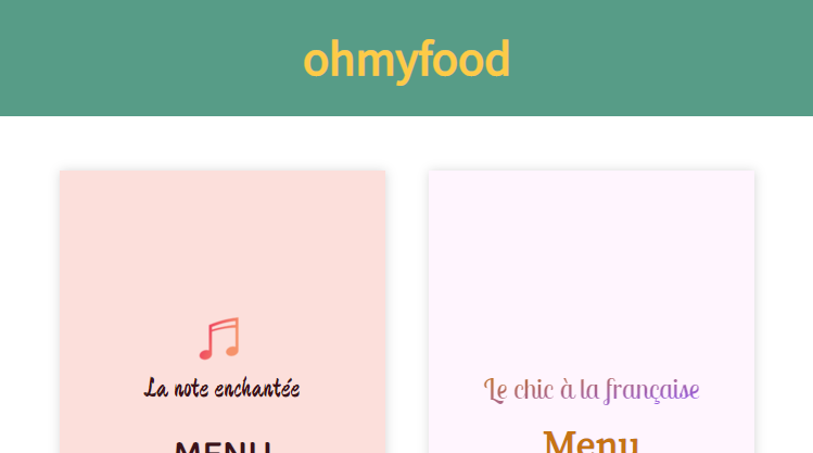 image de couverture du site ohmyfood
